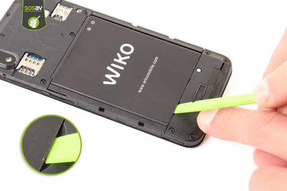 Guide photos remplacement haut-parleur interne Wiko Y50 (Etape 4 - image 1)