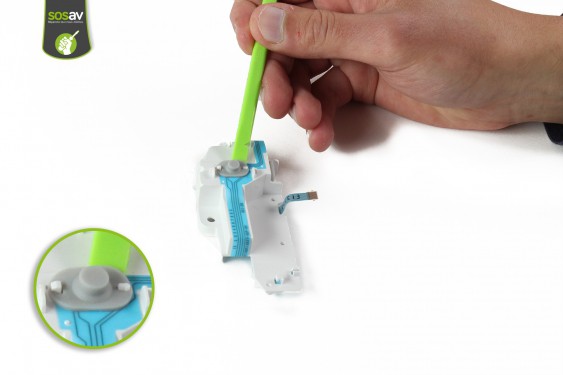 Guide photos remplacement nappe boutons zr et r Gamepad Wii U (Etape 19 - image 1)