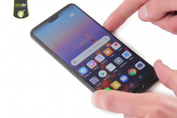 Guide photos remplacement ecran avec châssis Huawei P20 (Etape 1 - image 1)