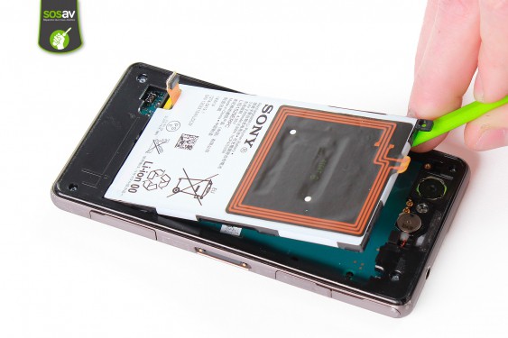 Guide photos remplacement nappe power / volume Xperia Z1 Compact (Etape 13 - image 3)