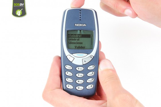 Guide photos remplacement haut-parleur interne Nokia 3310 (Etape 1 - image 2)