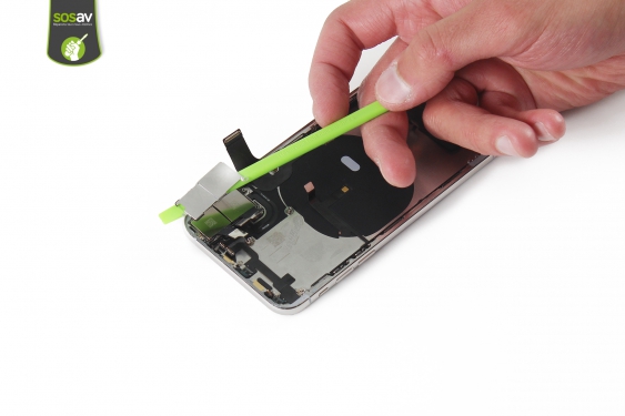 Guide photos remplacement nappe flash power iPhone XS (Etape 37 - image 3)