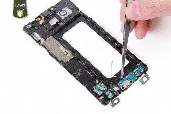 Guide photos remplacement nappe connecteur de charge Samsung Galaxy A7 (Etape 35 - image 3)