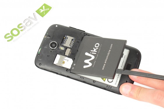 Guide photos remplacement lecteur sim et lecteur micro sd Wiko Cink Five (Etape 4 - image 2)