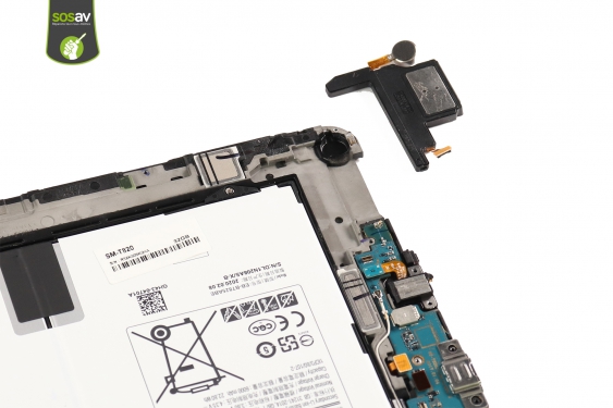 Guide photos remplacement haut-parleur bas droit + vibreur Galaxy Tab S3 9.7 (Etape 18 - image 1)