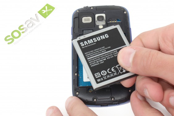 Guide photos remplacement lecteur micro sd Samsung Galaxy S3 mini (Etape 3 - image 3)