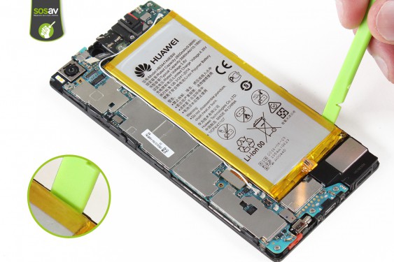 Guide photos remplacement batterie Huawei P8 (Etape 18 - image 1)