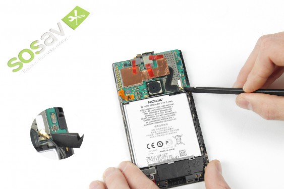 Guide photos remplacement câble interconnexions Lumia 920 (Etape 12 - image 2)