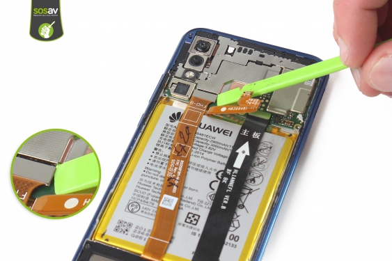 Guide photos remplacement ecran (lcd + tactile) Huawei P20 Lite (Etape 11 - image 1)