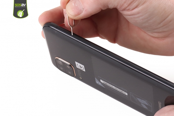 Guide photos remplacement batterie Huawei P40 Lite (Etape 2 - image 1)