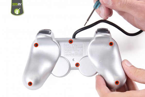 Guide photos remplacement boutons start, select et analog Manette Dualshock 2 (Playstation 2) (Etape 1 - image 1)