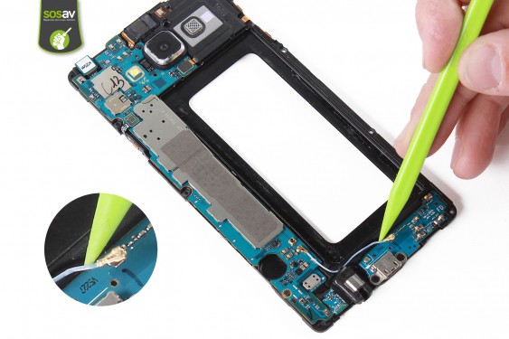 Guide photos remplacement câble d'interconnexion Samsung Galaxy A7 (Etape 27 - image 3)