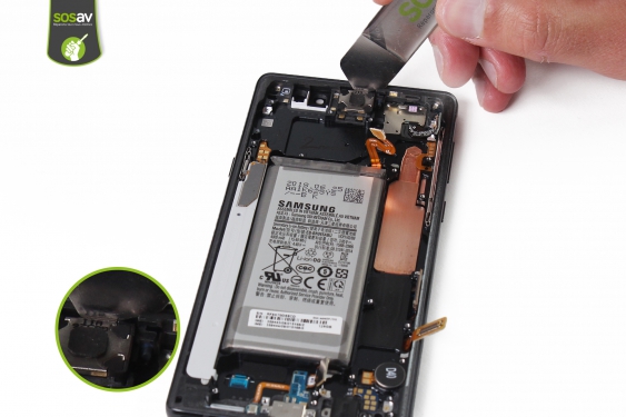 Guide photos remplacement haut-parleur interne Galaxy Note 9 (Etape 22 - image 1)