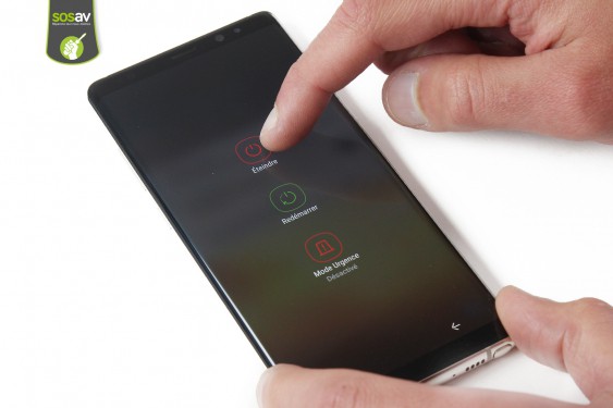 Guide photos remplacement haut-parleur externe Galaxy Note 8 (2017) (Etape 1 - image 2)