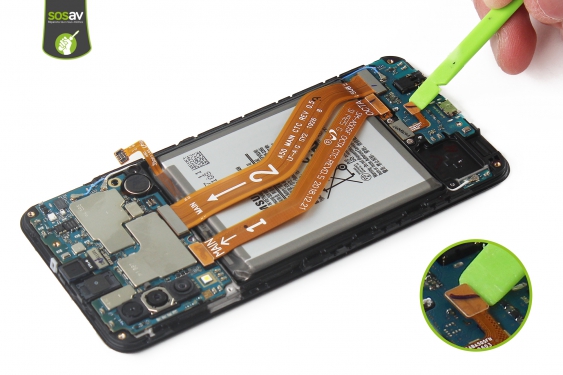 Guide photos remplacement câbles d'interconnexion Galaxy A50 (Etape 14 - image 1)
