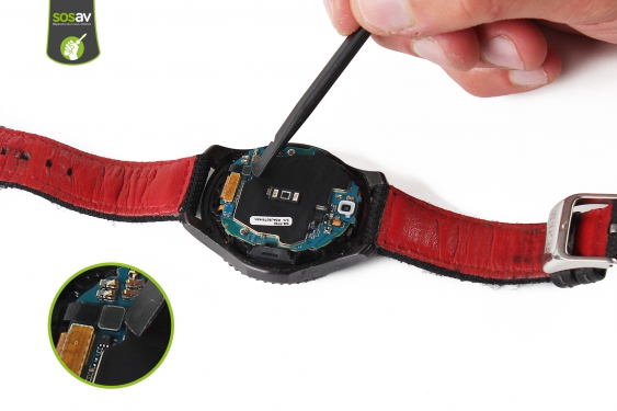 Guide photos remplacement carte mère / châssis interne Galaxy Gear S3 Frontier (Etape 5 - image 1)