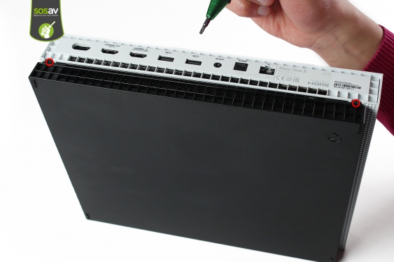 Guide photos remplacement câbles alimentation et données du lecteur optique Xbox One X (Etape 3 - image 1)