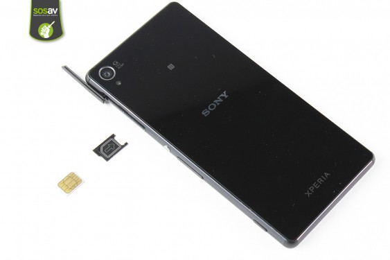 Guide photos remplacement carte sim Xperia Z3 (Etape 4 - image 1)