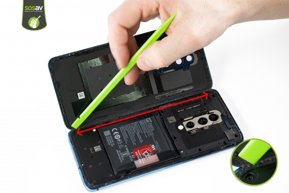 Guide photos remplacement batterie OnePlus 7T Pro (Etape 5 - image 4)