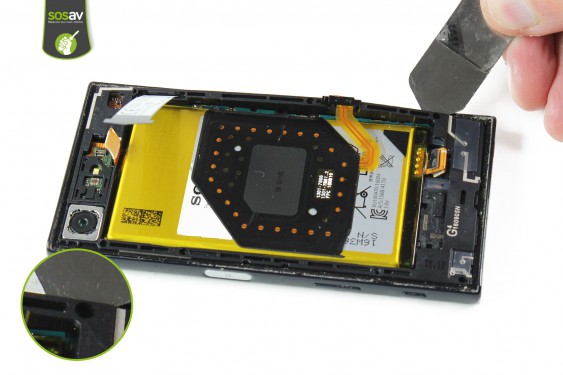 Guide photos remplacement nappe boutons volume, power & apn Xperia X Compact (Etape 10 - image 2)