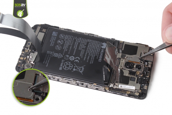 Guide photos remplacement haut-parleur interne Huawei Mate 9 (Etape 13 - image 1)
