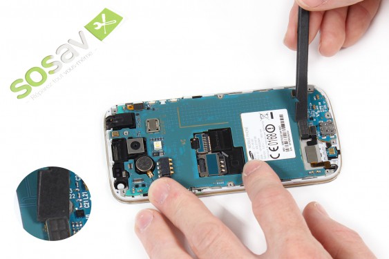 Guide photos remplacement connecteur de charge Samsung Galaxy S4 mini (Etape 17 - image 1)