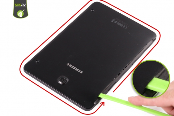 Guide photos remplacement haut-parleur interne + micro Galaxy Tab S2 8 (Etape 10 - image 2)