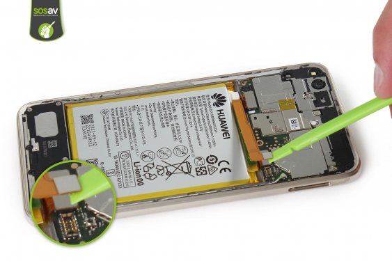 Guide photos remplacement batterie Huawei P8 Lite 2017 (Etape 14 - image 2)