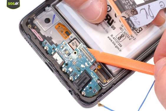Guide photos remplacement connecteur de charge Galaxy A52s (Etape 10 - image 2)