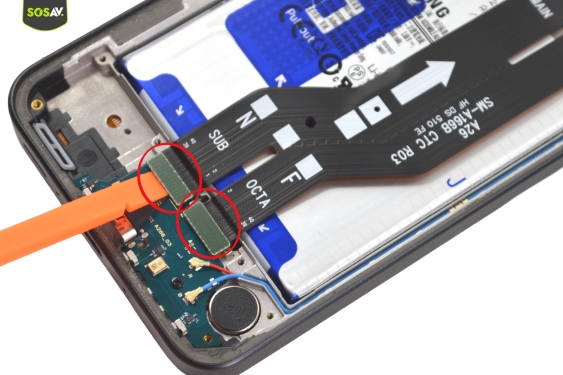 Guide photos remplacement batterie Galaxy A26 (Etape 7 - image 1)