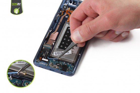 Guide photos remplacement câbles d'interconnexion Galaxy S9+ (Etape 25 - image 3)