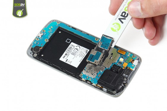 Guide photos remplacement lecteur carte sim et microsd Samsung Galaxy Core 4G (Etape 7 - image 4)
