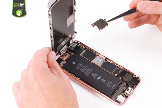 Guide photos remplacement plaque de protection de l'écran lcd iPhone 6S (Etape 5 - image 3)