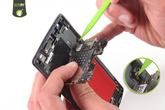 Guide photos remplacement haut-parleur interne OnePlus One (Etape 19 - image 4)