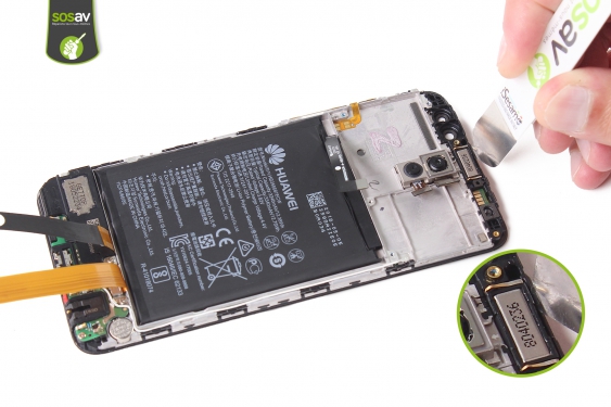 Guide photos remplacement haut-parleur interne Huawei Mate 10 lite (Etape 26 - image 1)