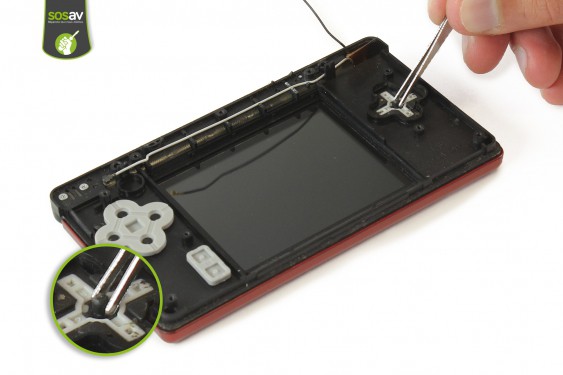 Guide photos remplacement flèche directionnelle Nintendo DS Lite (Etape 25 - image 1)