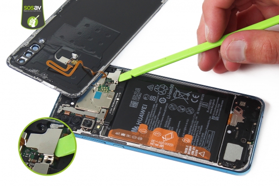Guide photos remplacement connecteur de charge Huawei P30 Lite (Etape 8 - image 2)