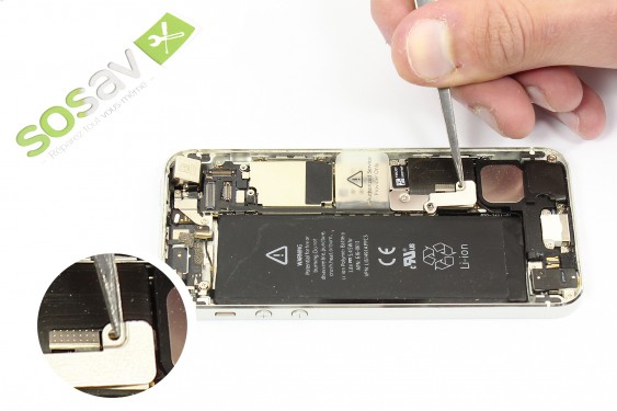 Guide photos remplacement bouton power iPhone 5 (Etape 13 - image 1)