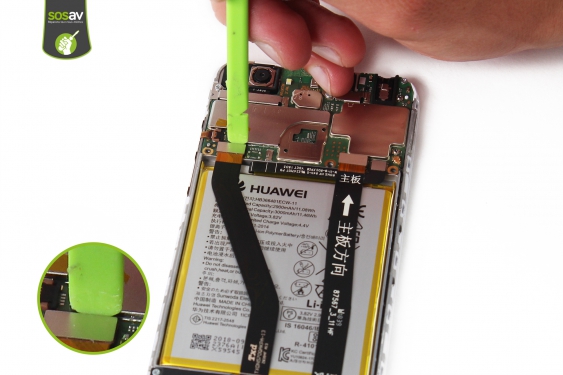 Guide photos remplacement batterie Huawei Y6 2018 (Etape 10 - image 1)