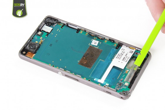 Guide photos remplacement nappe power / volume Xperia Z1 Compact (Etape 32 - image 1)