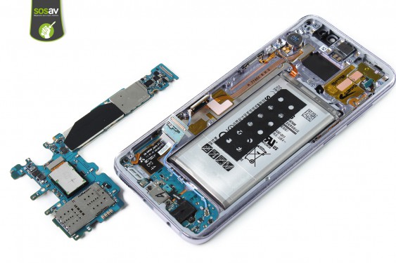 Guide photos remplacement connecteur de charge Samsung Galaxy S8+ (Etape 23 - image 3)