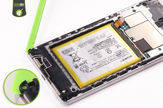 Guide photos remplacement batterie Xperia C5 Ultra (Etape 8 - image 1)