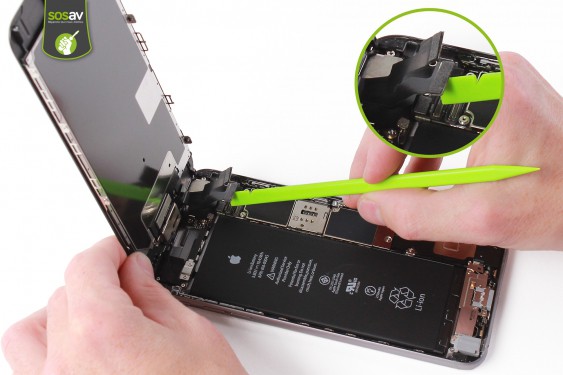 Guide photos remplacement haut-parleur interne iPhone 6S Plus (Etape 7 - image 4)