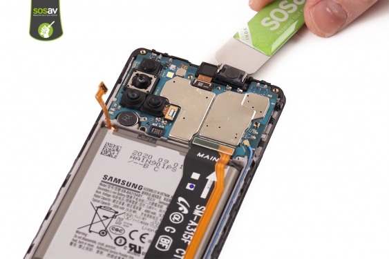 Guide photos remplacement haut-parleur interne Galaxy A31 (Etape 10 - image 2)