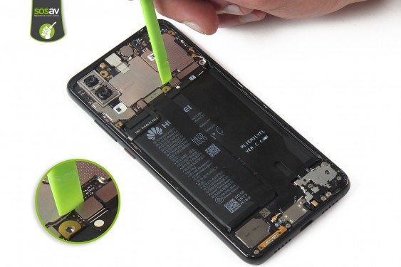 Guide photos remplacement connecteur de charge Huawei P20 (Etape 9 - image 1)