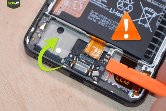 Guide photos remplacement connecteur de charge Xiaomi Mi 11 Lite 5G (Etape 8 - image 2)