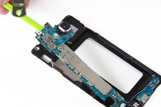 Guide photos remplacement nappe connecteur de charge Samsung Galaxy A7 (Etape 31 - image 4)