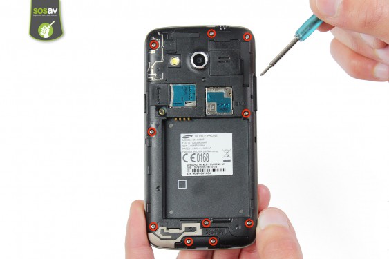 Guide photos remplacement châssis interne  Samsung Galaxy Core 4G (Etape 6 - image 1)