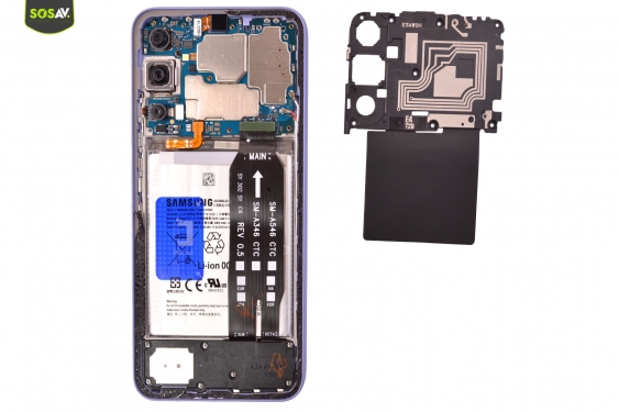 Guide photos remplacement batterie Galaxy A34 (Etape 5 - image 4)