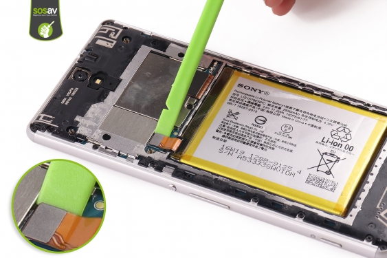 Guide photos remplacement batterie Xperia C5 Ultra (Etape 6 - image 1)